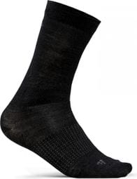 Socks x2 Craft Core Wool Black Unisex