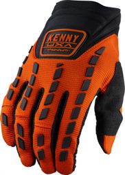 Kenny Titanium Oranje Lange Handschoenen