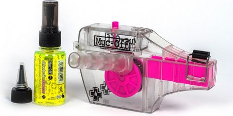 MUC-OFF Nettoyeur de chaine X3 DIRTY CHAIN MACHINE + Dégraissant DRIVETRAIN CLEANER 75ml