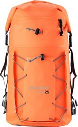 Sac à dos étanche poche à eau 25L orange Zulupack