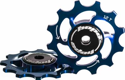 HOPE Pair of jockey wheels 12T/Sram 11 Speed Blue