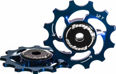 Paire de Galets HOPE 12 Dents/Sram 11 Vitesses Bleu