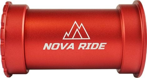 Boitier de pédalier Nova Ride BB386 24mm Rouge
