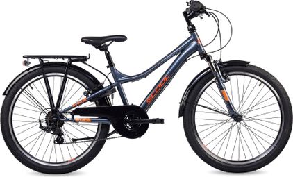 S’COOL troX  vélo enfant  6 vitesses  Gris foncé/Orange