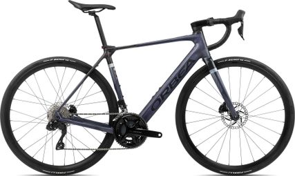 Orbea Gain M30i Elektro-Rennrad Shimano 105 Di2 12S 350 Wh 700 mm Tanzanite Blue Purple Carbon View 2024