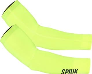 Spiuk XP Lycra Summer Cuffs Fluorescent Yellow