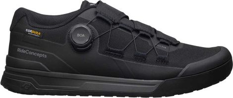 Chaussures Pédales Plates Ride Concepts Hellion BOA Noir