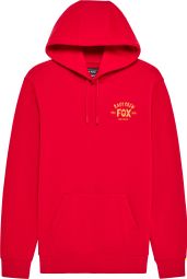 Fox Slogan Hoodie Red