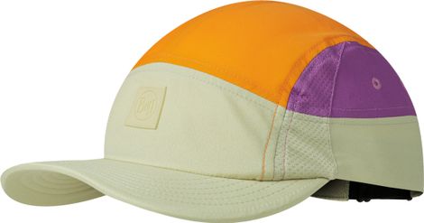 Casquette Buff 5 Panel Go Blanc/Orange/Violet 