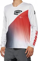 R-Core-X Grijs / Rood Racer 100% Long Sleeve Jersey