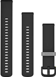 Garmin Quick Release 20 mm Silicone Wristband Black