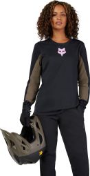 Fox Defend Park Damen Langarmtrikot Schwarz