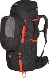 Husky backpack expedition Samont backpack 60 + 10 liters-black with Red
