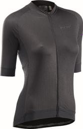 Maillot de manga corta Northwave FAST para mujer negro