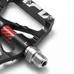 Rockbros Pédales de vélo ultralégères à large plateforme - Noir