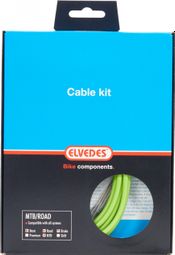 Kit Complet Freinage / Câbles et Gaines / Basic Elvedes Vert