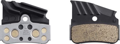 Paire de Plaquettes Shimano Métal Ventilé N04C