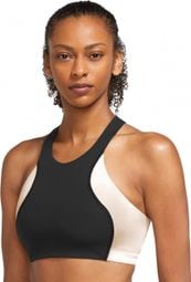 Nike Women's Yoga Dri-Fit Swoosh Sports Bra Zwart Wit