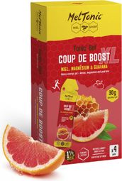 Meltonic Bio-Gels „Coup de Boost XL“ mit Honig, Magnesium und Guarana (4 x 40 g)