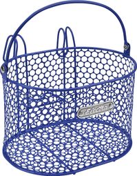 Panier Frontal Electra Nid D'Abeille Bleu