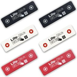 Pack TRIBU de 6 LifeStick RIDE - Contient vos informations vitales et contacts d'urgence