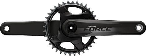 Sram Force D1 DUB Crankset 46T 12S (Not Include) Black