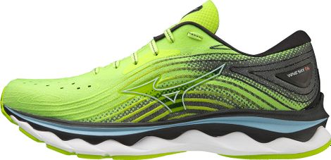 Zapatillas Mizuno Wave Sky 6 Verde Negro