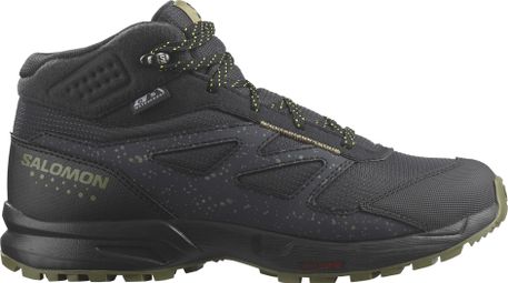 Salomon Outway Mid CSWP Junior Hiking Shoes Black Child