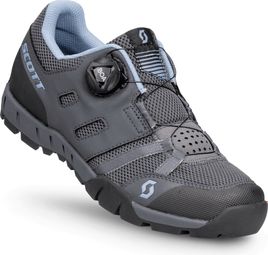 Chaussures VTT Scott Sport Crus-r Boa Gris/Bleu Femme