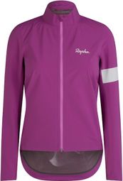 Veste imperméable Rapha Core Rain Jacket Violet/Blanc Femme