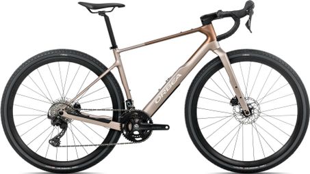 Orbea Terra M30TEAM Gravel Bike Shimano GRX 12S 700 mm Nickel Beige Met Cinnamon Brown 2026