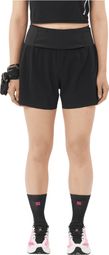 2-in-1-Shorts Salomon Sense Aero Trail 4in Schwarz Damen