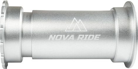 Boitier de pédalier Nova Ride BB86 (PF86 / PF41) 24mm - Argent