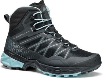 Damen-Wanderschuhe Asolo Tahoe Mid Gore-Tex Schwarz/Blau