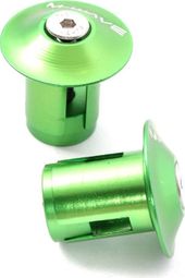 Embouts de guidon BMX KHE M-Wave CNC aluminium