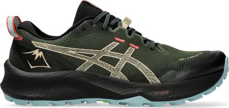 Chaussures Trail Asics Gel-Trabuco 12 Khaki/Noir/Bleu Homme