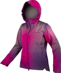 Women's Endura MTB jacket MT500 Waterproof Violet