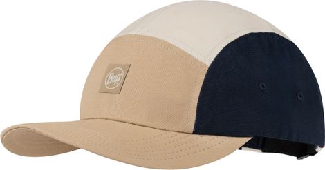 Buff 5-panel pet Venture beige/donkerblauw