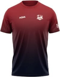 T-shirt Hoka All day Tee x Templiers 2023 Rouge Homme
