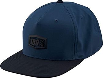 Bedrijfs Snapback Cap 100% Blauw/Zwart