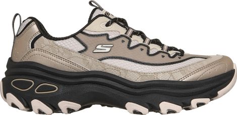 Chaussures de Randonnée Skechers D'Lite Max Beige/Noir Femme