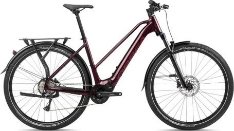 Orbea Kemen Mid 40 Electric Trekking Bike Shimano Acera 8S 540 Wh 29'' Metallic Burgundy Red 2024