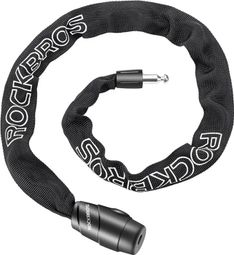 Cadenas de vélo à chaîne ultra-résistant - noir