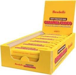 Boîte Soft Protein Bar (12x55g) - Barebells - Chocolat Caramel -  Barres Protéinées