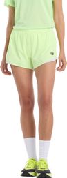 Pantalones cortos New Balance RC Essential amarillos para mujer