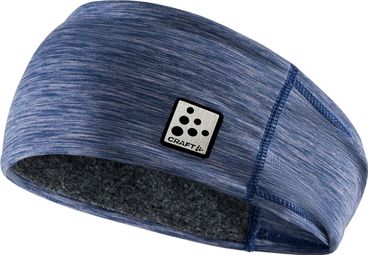 Fascia per capelli a forma di micropile artigianale blu unisex