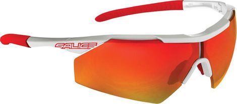 Lunettes De Soleil Cyclisme Polarisées Wonderflower – Blanc/rouge, UV400, Léger 25g, Ventilées