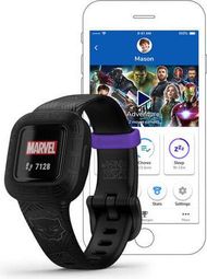 GARMIN vivofit jr3 - Black Panther - Bracelet d'activités pour enfants