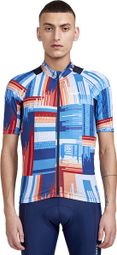 Maillot manga corta Craft Adv Endur Azul marino multicolor