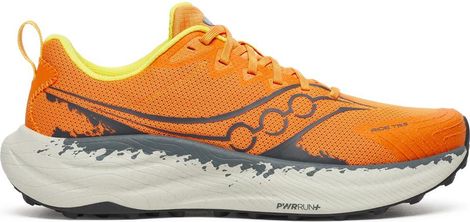Saucony Ride TR3 Trail-Laufschuhe für Herren, Orange/Grau